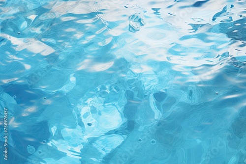 an image of blue water reflected