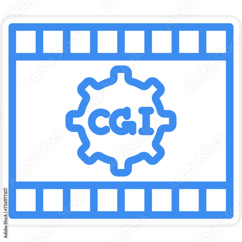 CGI Film Icon Style