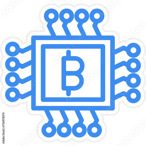 Mining Farm Icon Style