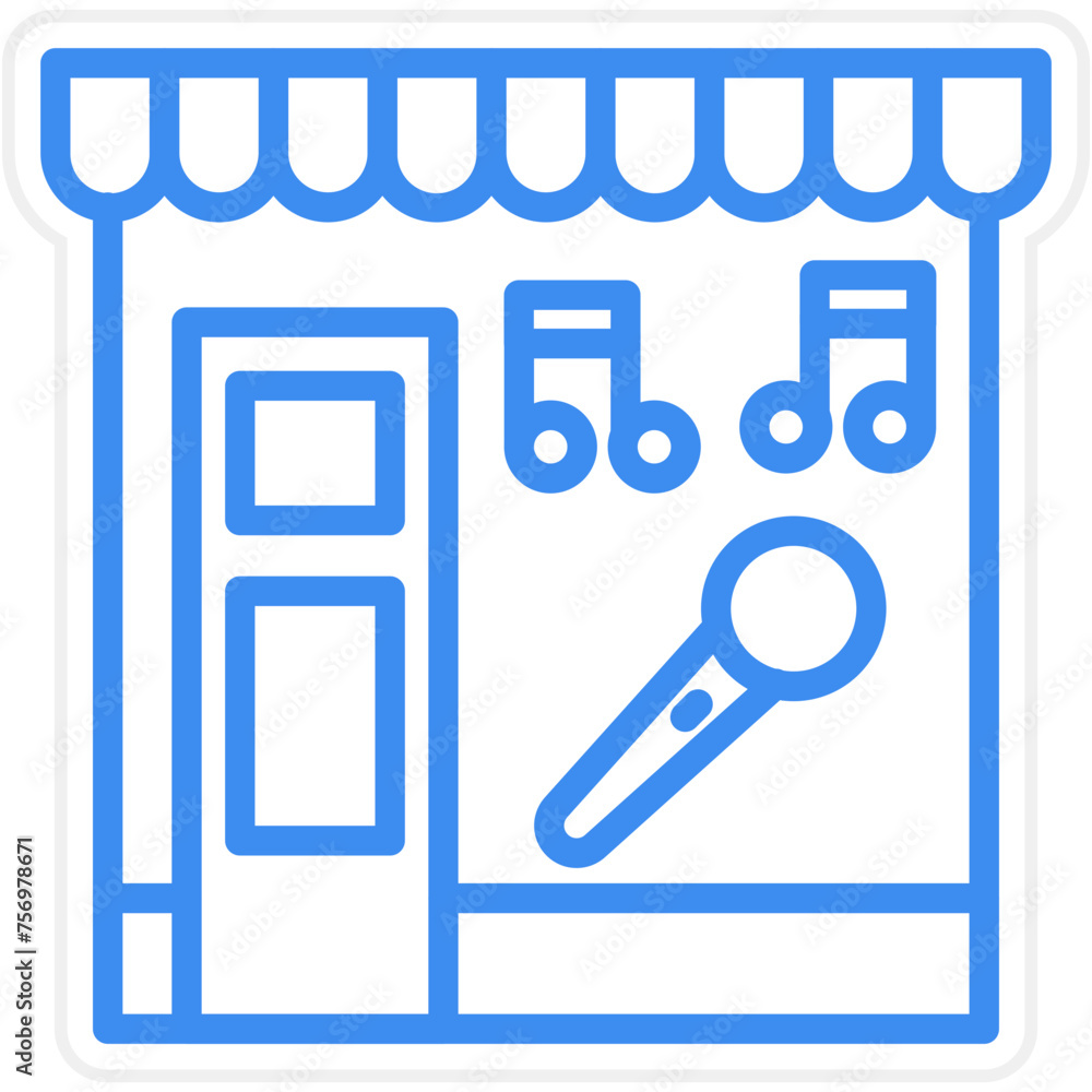 Music Shop Icon Style Music Shop Icon Style