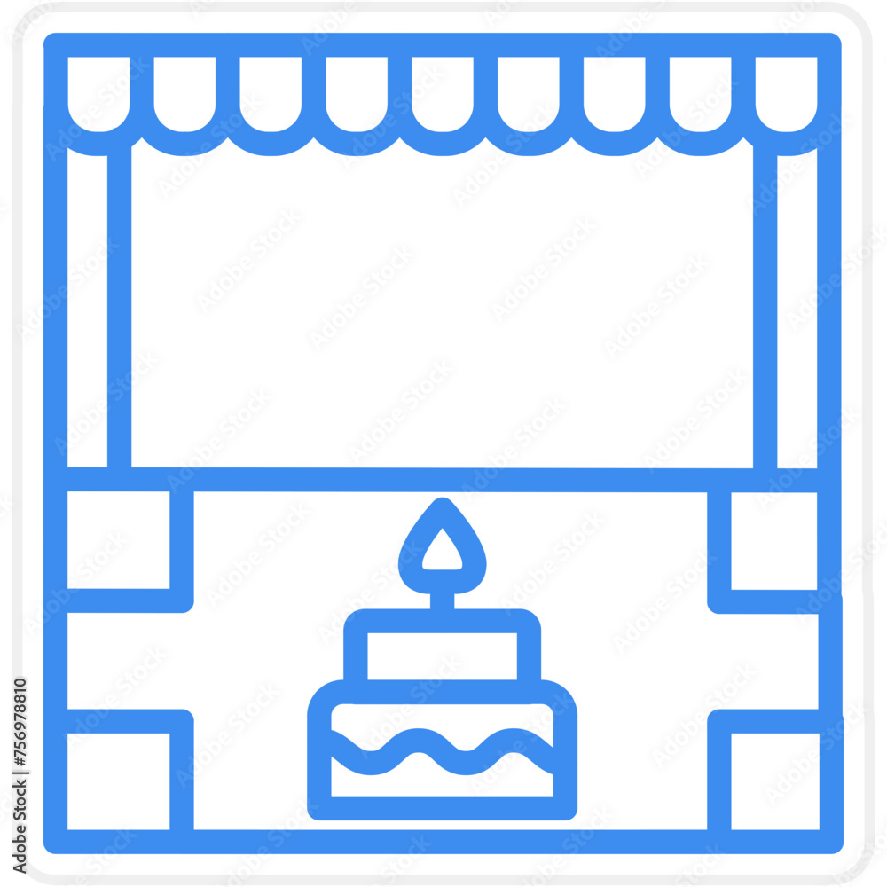 Cake Shop Icon Style Cake Shop Icon Style