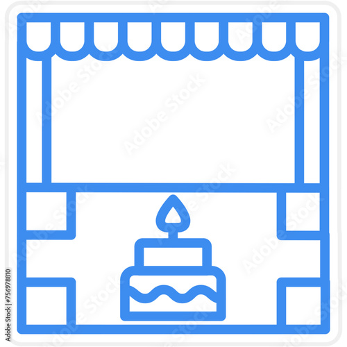 Cake Shop Icon Style
