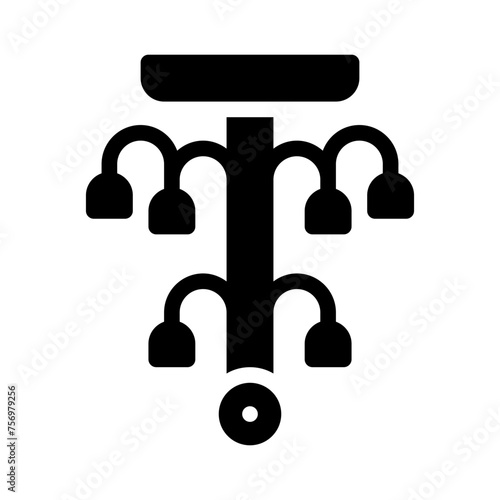 lamp glyph icon