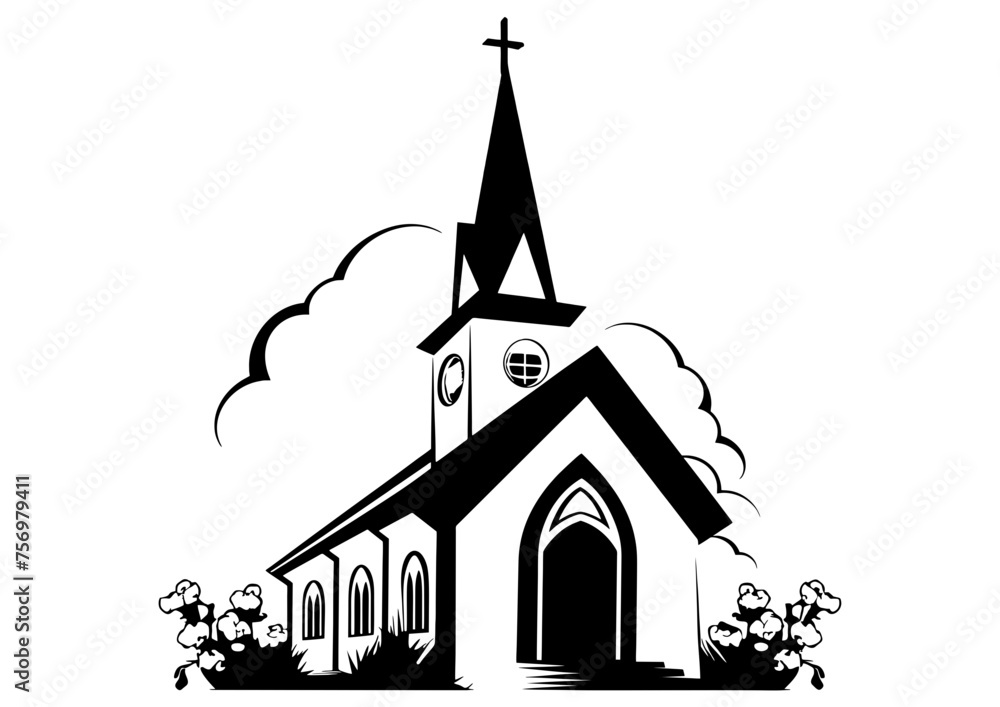 Art Nouveau Church and Capel Graphic Accents, line separators, vector illustration, vintage elements
Art Nouveau Church and Capel Graphic Accents, line separators, vector illustration, vintage elements