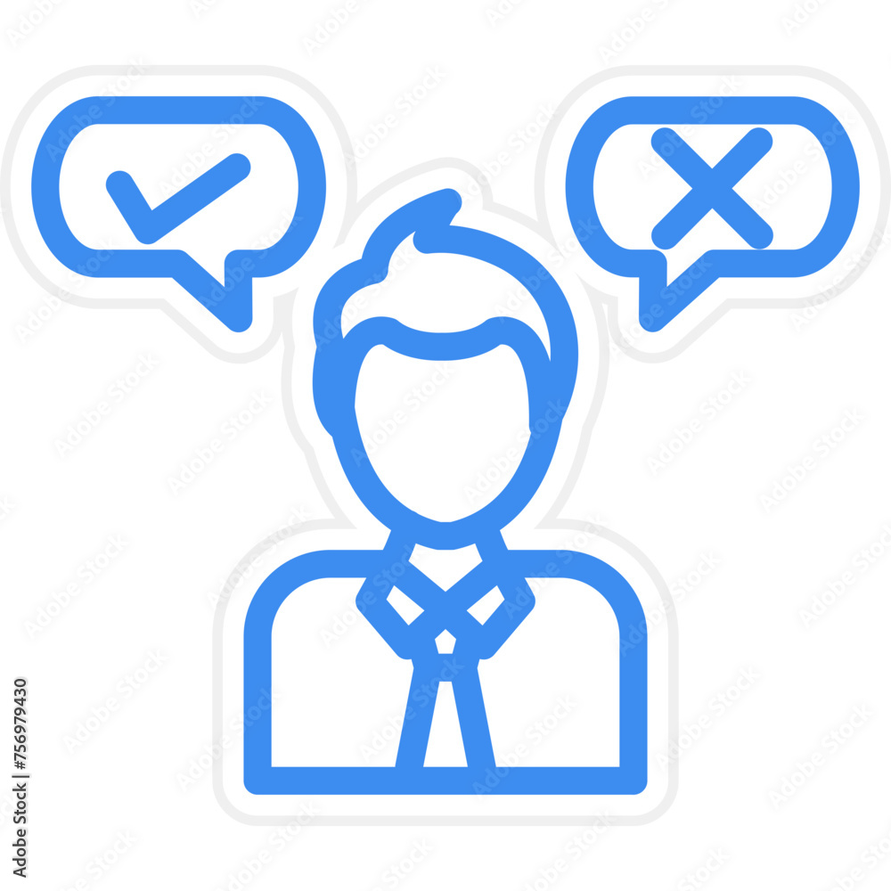 Decision Makers Icon Style Decision Makers Icon Style