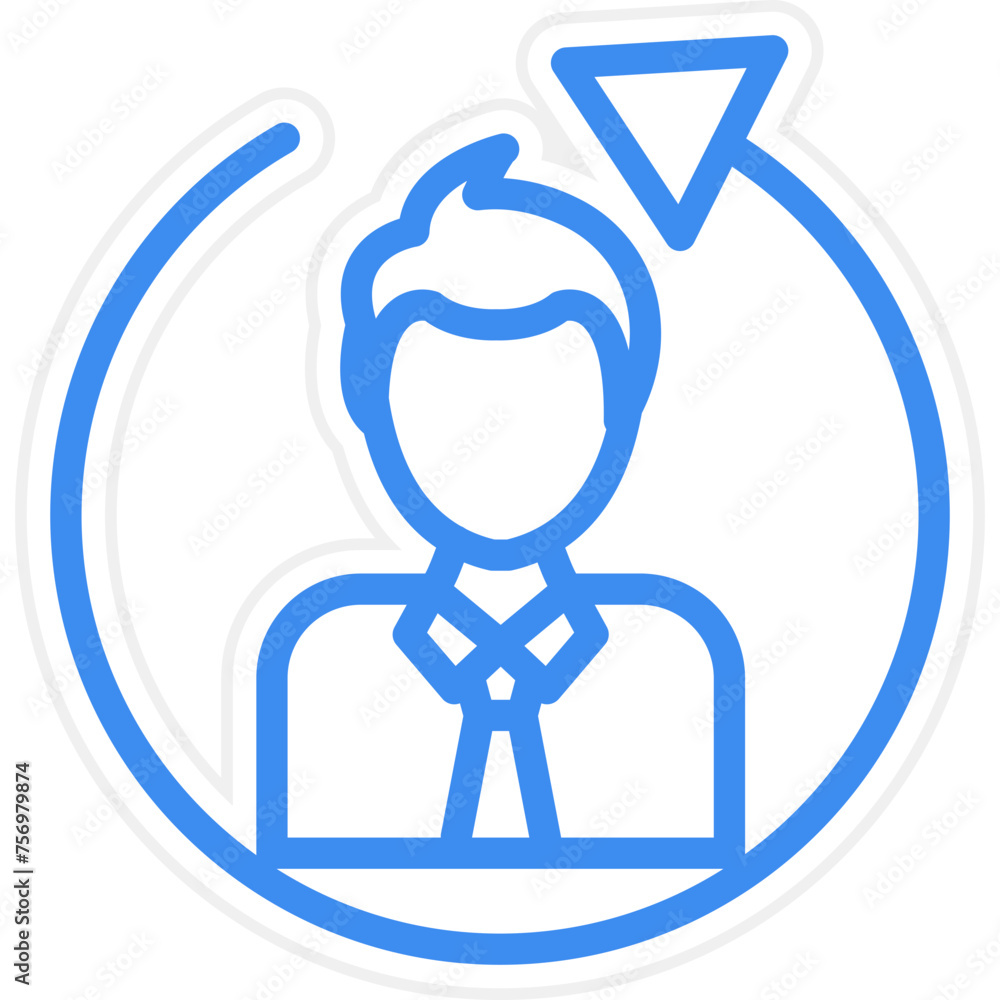 Job Rotation Icon Style Job Rotation Icon Style