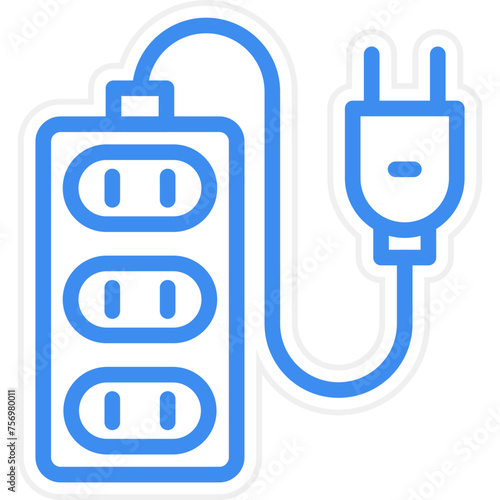 Extension Cord Icon Style