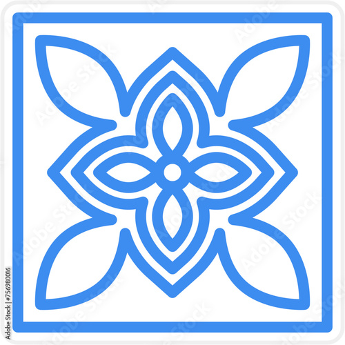 Floor Tiles Icon Style