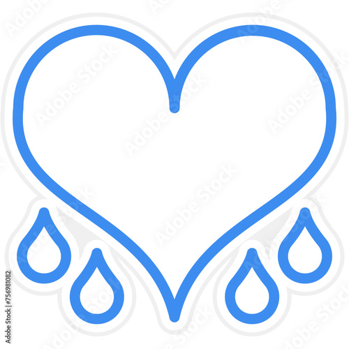Bleeding Heart Icon Style