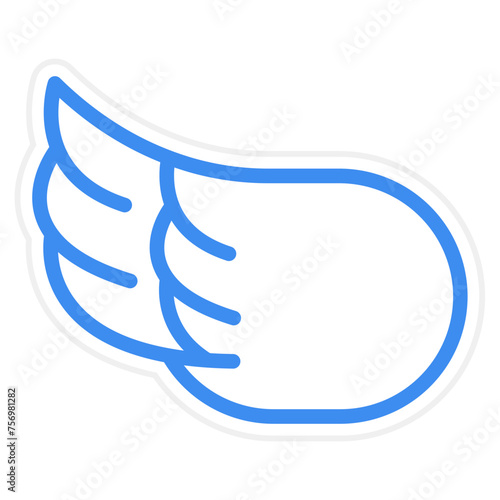 Left Wing Icon Style