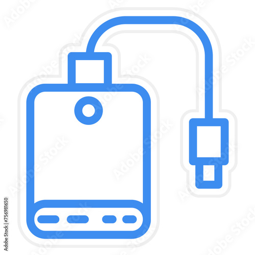 Powerbank Icon Style