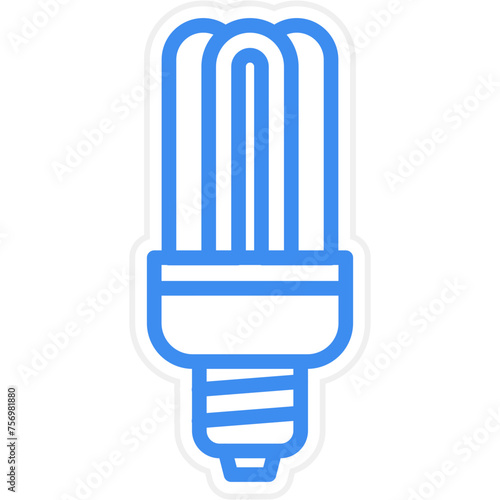 Fluorescent Lamp Icon Style