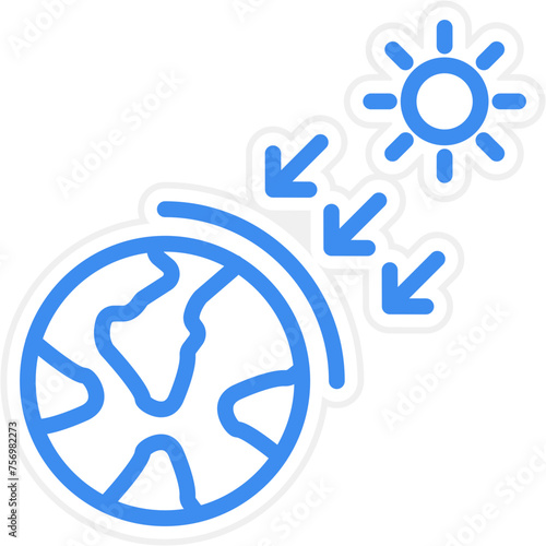 Greenhouse Effect Icon Style