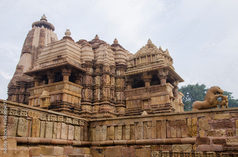Devi Jagdamba temple, Western group of monuments, Khajuraho, Madhya Pradesh, India, Asia.