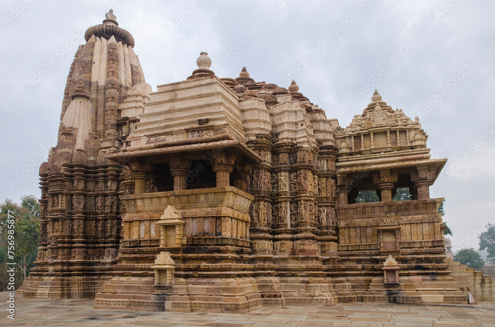 Devi Jagdamba temple, Western group of monuments, Khajuraho, Madhya Pradesh, India, Asia.