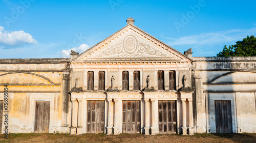 Historical Hacienda Yaxcopoil Yucatán México Drone aerial shot photo