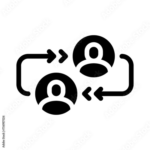 engagement glyph icon