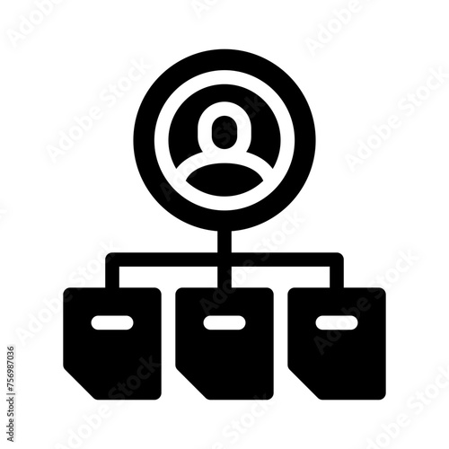 multitasking glyph icon