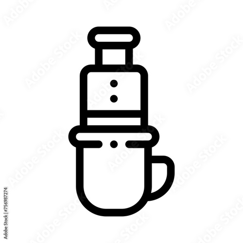 aeropress line icon