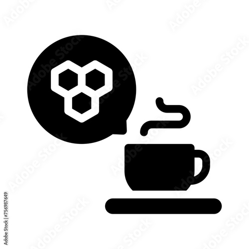 caffeine glyph icon