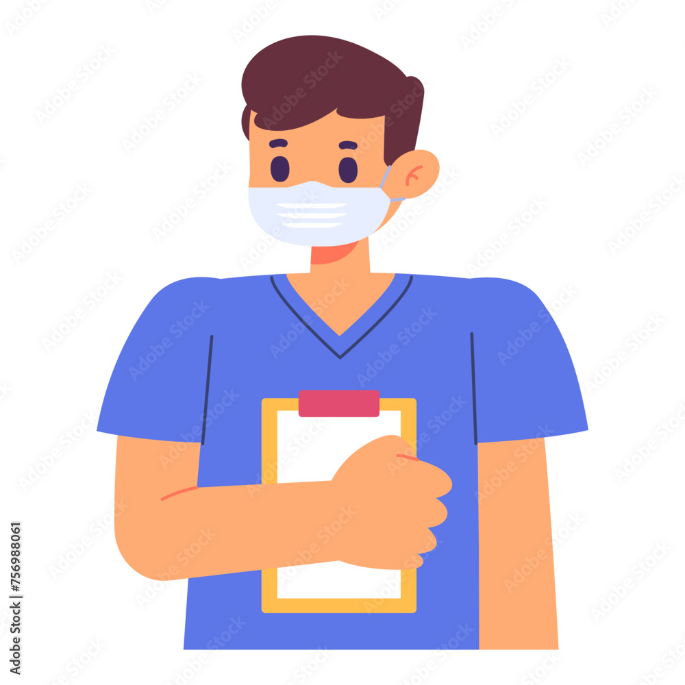 Vector Illustration of Nurse Avatar Vector Illustration of Nurse Avatar