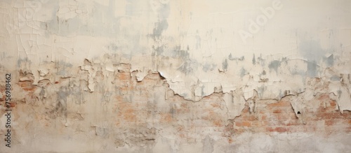 A close up of a weathered wooden wall with various stains resembling abstract art in natural landscape colors and textures