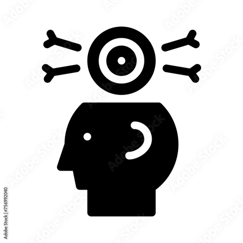 objective glyph icon