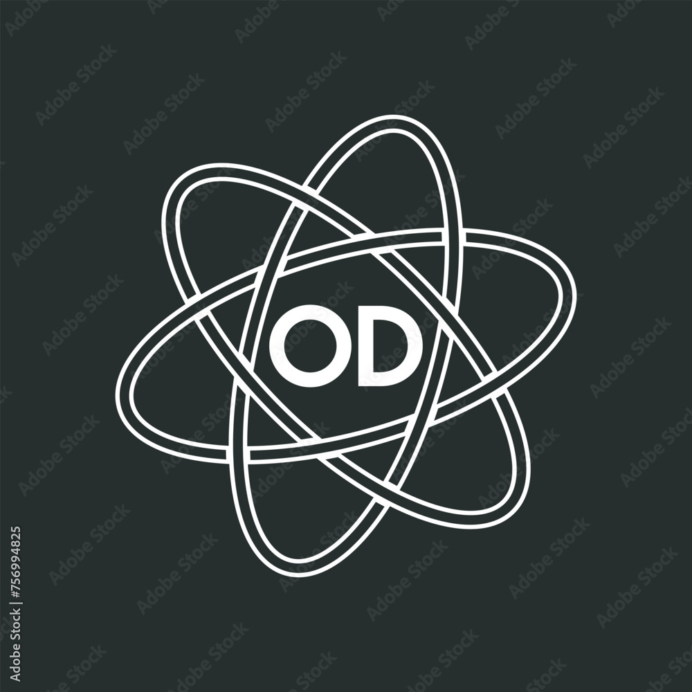 OD letter logo design on white background. OD logo. OD creative initials letter Monogram logo icon concept. OD letter design OD letter logo design on white background. OD logo. OD creative initials letter Monogram logo icon concept. OD letter design