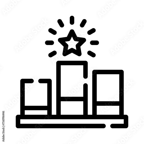 leaderboard line icon