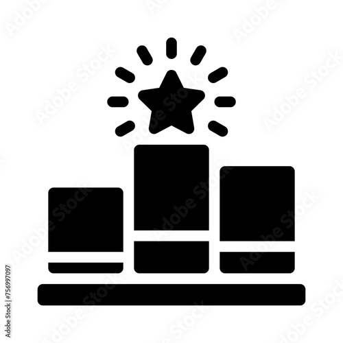 leaderboard glyph icon