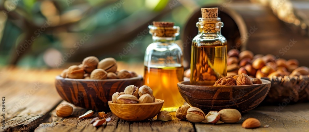Oil and nuts from the argan tree Oil and nuts from the argan tree