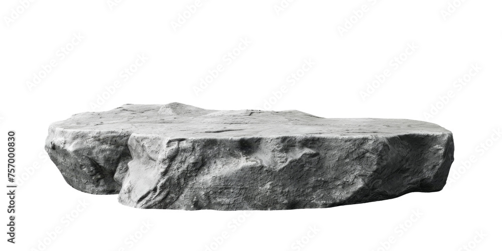 Flat realistic stone rock podium with a rugged texture, suitable for showcasing products with a natural and robust theme, cut out transparent background Flat realistic stone rock podium with a rugged texture, suitable for showcasing products with a natural and robust theme, cut out transparent background