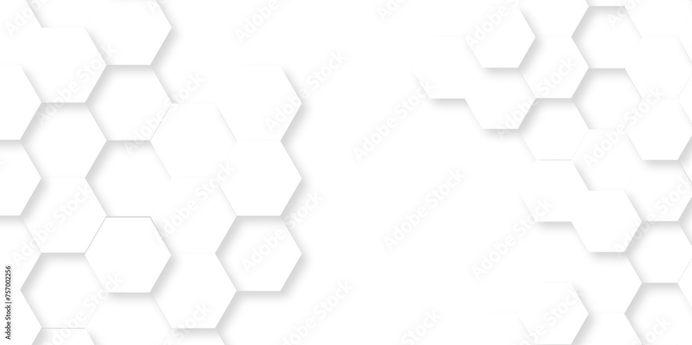 Vector White Hexagonal Background. Luxury transparent Pattern. 3D Futuristic abstract honeycomb mosaic white background. geometric mesh cell texture. modern futuristic wallpaper. Vector White Hexagonal Background. Luxury transparent Pattern. 3D Futuristic abstract honeycomb mosaic white background. geometric mesh cell texture. modern futuristic wallpaper.