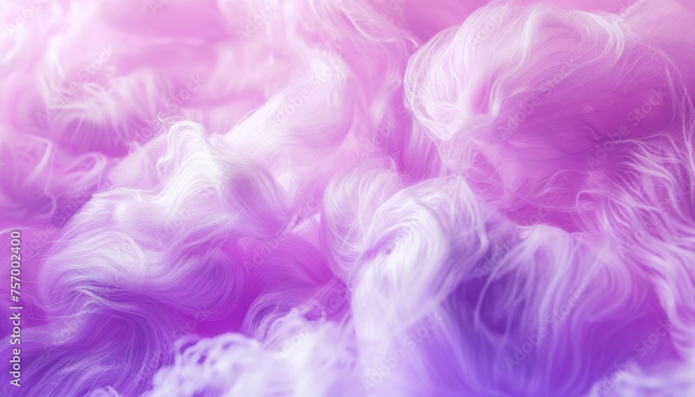 Vibrant violet cotton candy backdrop fluffy and sweet blurred dessert pattern