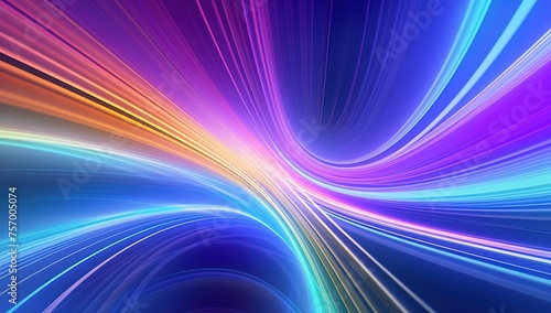Abstract Business Technology Lines Background