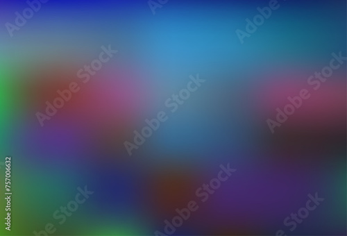 Dark Blue, Green vector blur pattern. © Dmitry