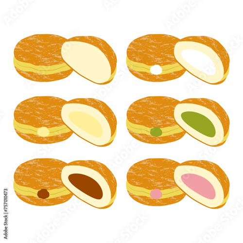 マラサダのイラスト