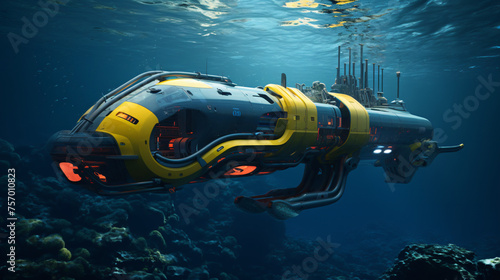 Autonomous submarine © Ashley