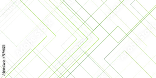 Abstract seamless modern architecture white and green color technology concept with geometric line. Simple block background with lines. Futuristic blueprint background with modern design.