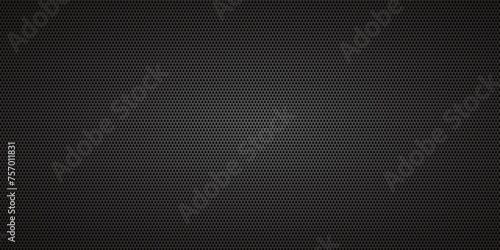 Black vertical carbon fiber seamless texture background vector illustration. Textile fabric, car tuning or cloth macro kevlar crisscross texture background.