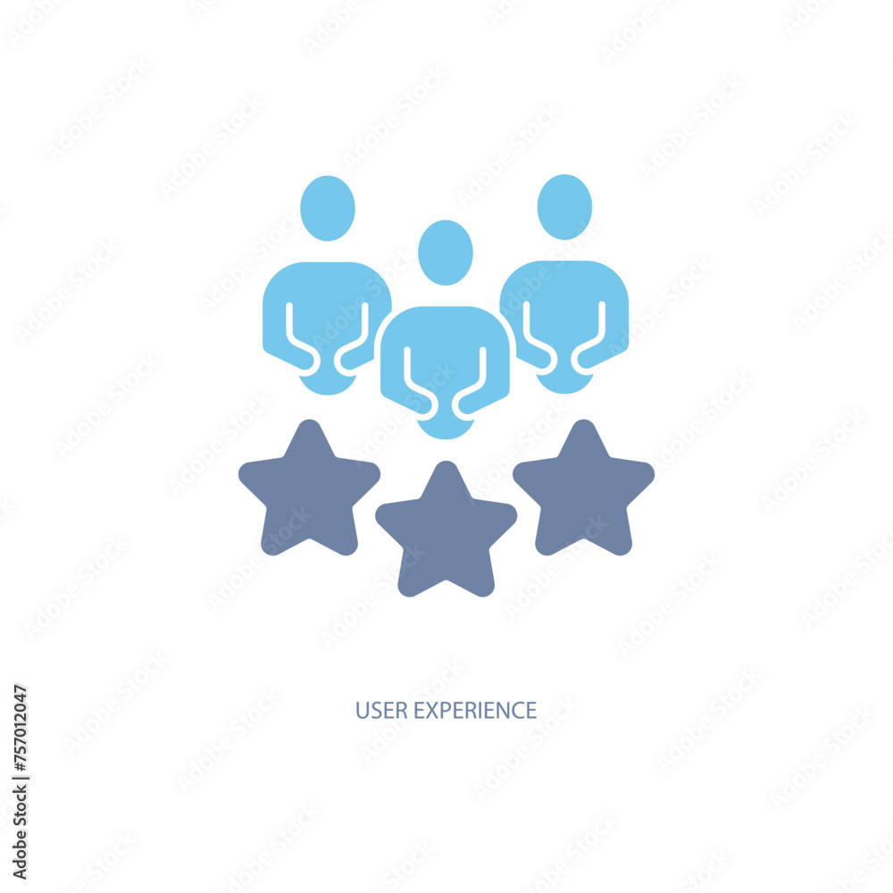 user experience concept line icon. Simple element illustration. user experience concept outline symbol design. user experience concept line icon. Simple element illustration. user experience concept outline symbol design.