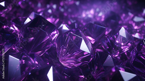 Background with purple diamonds arranged randomly