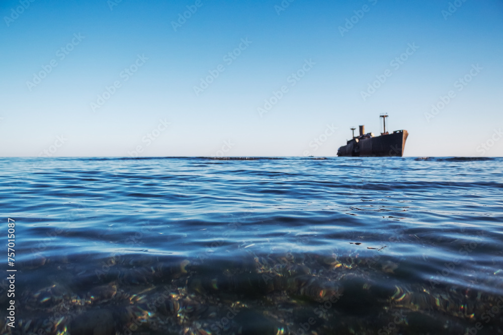 Fototapeta premium Europe, Romania, Constanta region, 2023 year - Sea, seashore