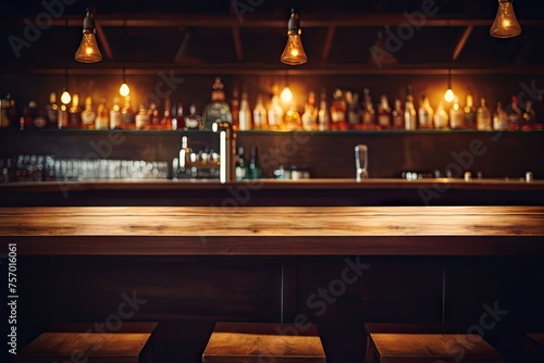 Background of a bar restaurant counter © LimeSky