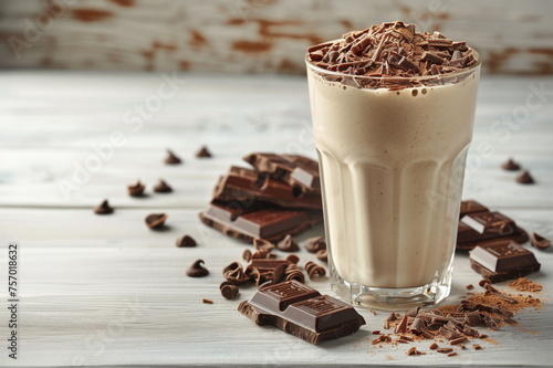 protein chocolate milkshake