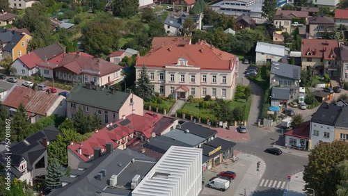 Landscape District Court Lubaczow Aerial View Poland photo