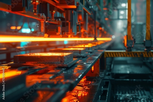 Annealing process in a high-tech factory © arhendrix