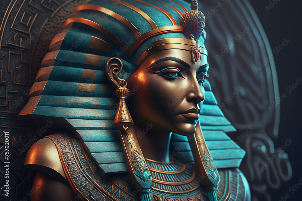 Pharaoh Ramses III.  - obrazy, fototapety, plakaty 