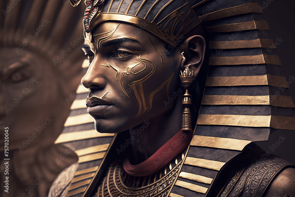 Pharaoh Ramses III.  - obrazy, fototapety, plakaty 