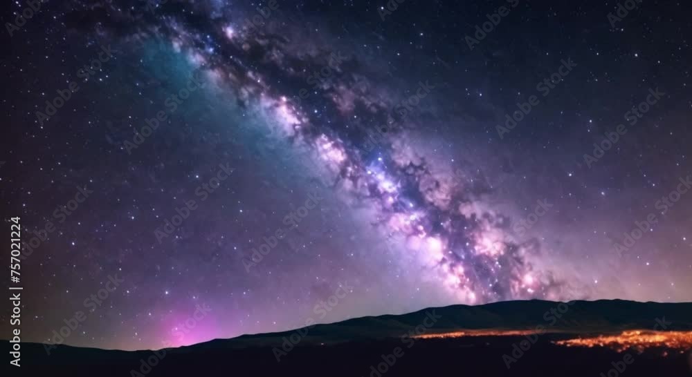 Spectacular 3d galaxy, night view from earth background Spectacular 3d galaxy, night view from earth background